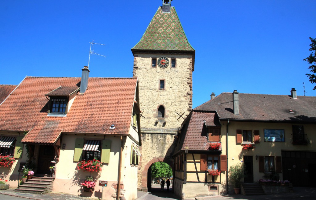 La porte -haute, vue côté rempart